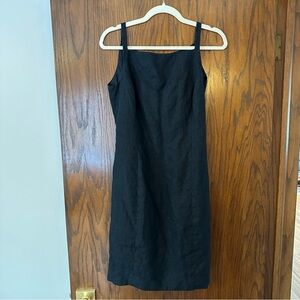 Ralph Lauren 100% Linen Black Dress